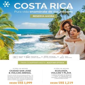 Enamórate de los Paisajes de COSTA RICA y conoce sus maravillas con Viajes BEAUCE.