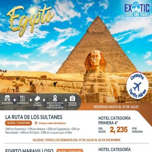 Viaja en el tiempo y descubre el legado milenario de Egipto!